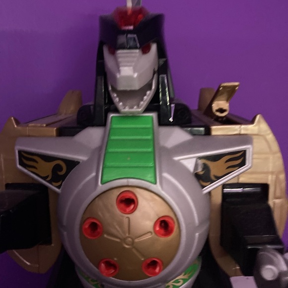 Mighty Morphin Power Rangers Legacy Green Dragonzord, Green - Picture 2 of 9